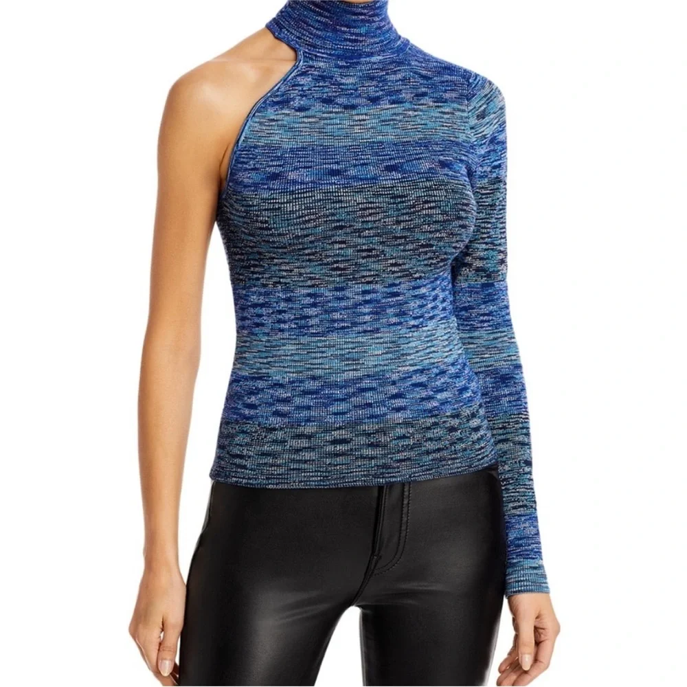 Bardot blue turtleneck